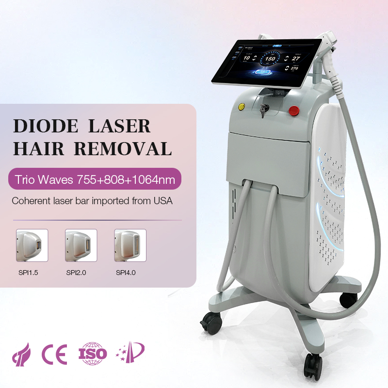 Professional 808nm diode laser hair removal machine