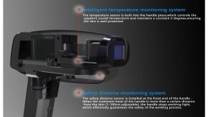 808nm diode laser hair removal machine handpiece